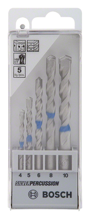 Bosch CYL-3 concrete drill bit set 4/5/6/8/10 mm.