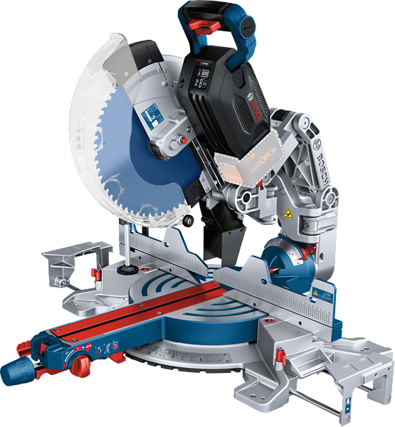 Bosch GCM 18V-305 GDC cordless sliding miter saw.