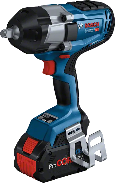 GDS 18V-1000 Bosch GDS 18V-1000 cordless impact wrench for heavy-duty bolting.