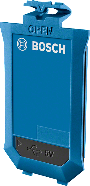Bosch BA 3.7V 1.0Ah A battery pack with USB charging.