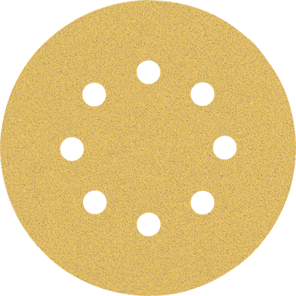 EXPERT C470 Sandpaper with 8 holes for Random Orbital Sanders 125 mm, G 80 5-pc Bosch EXPERT C470 125mm sandpaper disc 8 holes.