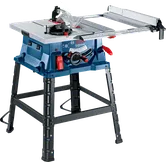 Bosch GTS 254 table saw with 555 x 555 mm table.