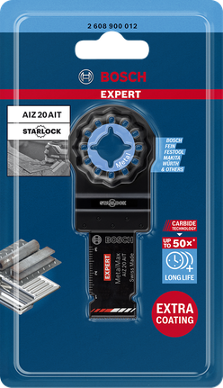 Bosch Expert MetalMax multitool blade 40 x 20 mm.