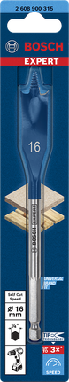 EXPERT Self Cut Speed Spade Drill Bit 16 x 152 mm Bosch Expert 16×152 mm spade drill bit.