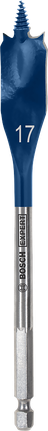EXPERT Self Cut Speed Spade Drill Bit 17 x 152 mm Bosch EXPERT Self Cut Speed Spade Drill Bit 17 mm.