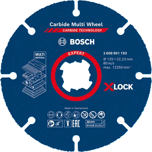 EXPERT Multi Material Carbide Cutting Disc Bosch EXPERT Multi Material Carbide Cutting Disc X-Lock.
