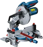 Bosch GCM 216 mitre saw with 216 mm blade.