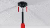 Bosch BT 350 telescopic pole for adjustable work height.