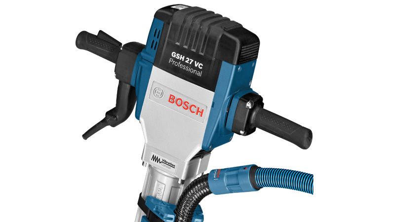 Bosch GSH 27 VC demolition breaker with vibration control.
