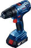 Bosch GSR 180-LI cordless drill with 18V battery.