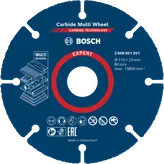 Bosch EXPERT Multi Material carbide cutting disc, 110 x 20 mm.