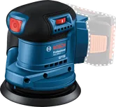 Bosch GEX 18V-LI cordless random orbit sander.
