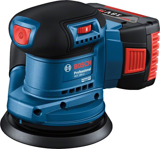PRO GEX 185-LI Random Orbit Sander | Bosch Professional
