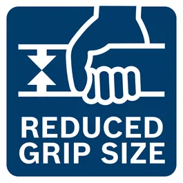  Outstanding small grip size for best-in-class ergonomics