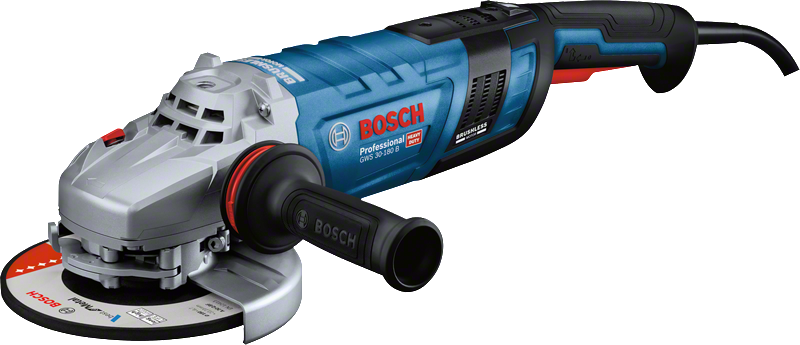 Bosch GWS 30-180 B angle grinder with 180 mm disc.