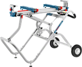 Bosch GTA 2500 W mitre saw stand with wheels.