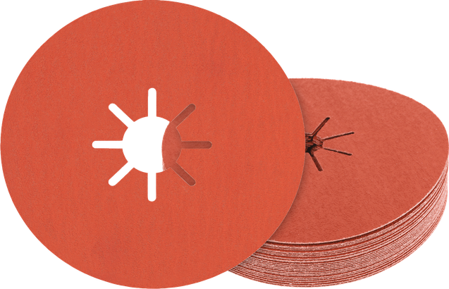 EXPERT R782 Prisma Bosch sanding discs pack with star-shaped center.