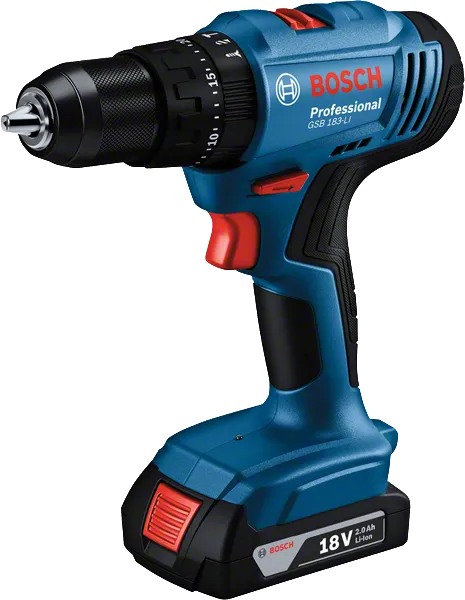 Bosch GSB 183-LI cordless impact drill/driver, 18V.