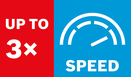 3x speed