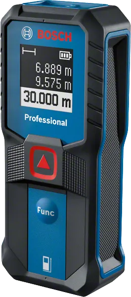 Bosch GLM 30-23 laser measure with digital display.
