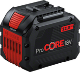 Bosch ProCORE18V 12.0Ah battery pack.