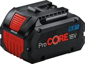 Bosch ProCORE18V 8.0Ah rechargeable battery pack.