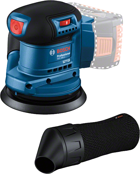 GEX 185-LI Random Orbit Sander | Bosch Professional