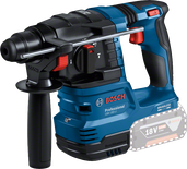 Bosch GBH 185-LI cordless rotary hammer with 18V 4.0Ah battery.