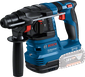 Bosch GBH 185-LI cordless rotary hammer with 18V 4.0Ah battery.