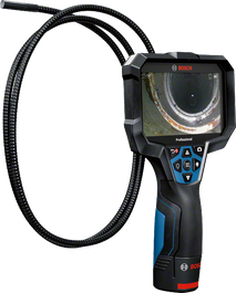 Bosch GIC 12V-5-27 C inspection camera with 5-inch display.