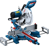 Bosch GCM 254 D mitre saw with adjustable angle guide.