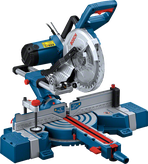 Bosch GCM 254 D sliding mitre saw for precise angle cuts.