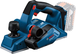 Bosch GHO 185-LI cordless planer for wood shaping.