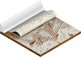 Glue residue