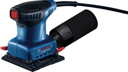 Bosch GSS 140 A orbital sander with dust box.