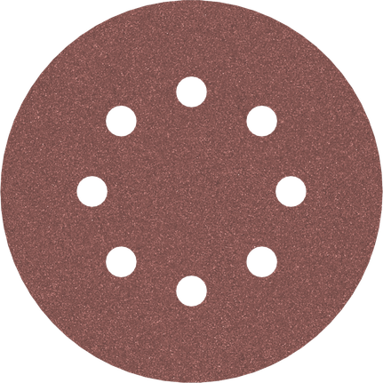 Bosch PRO E466 sanding disc 125mm G180 with 8 holes.