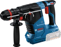 Bosch GBH 187-LI rotary hammer drill with 18V battery kit.