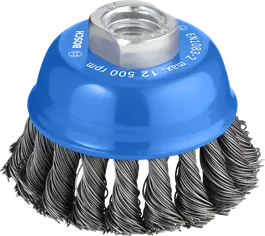 Bosch PRO Metal heavy Cup Brush 75mm for angle grinders.