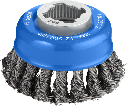 Bosch PRO Metal heavy X-Lock Cup Brush 75 mm for grinders.