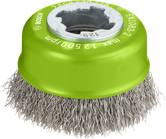 PRO Stainless Steel clean Cup Brush Bosch PRO Stainless Steel clean X-Lock Cup Brush 75 mm.