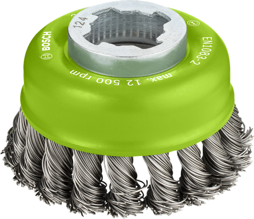 PRO Stainless Steel heavy X-Lock Cup Brush, 75 x 0.5 mm Bosch PRO Stainless Steel X-Lock Cup Brush 75 mm.