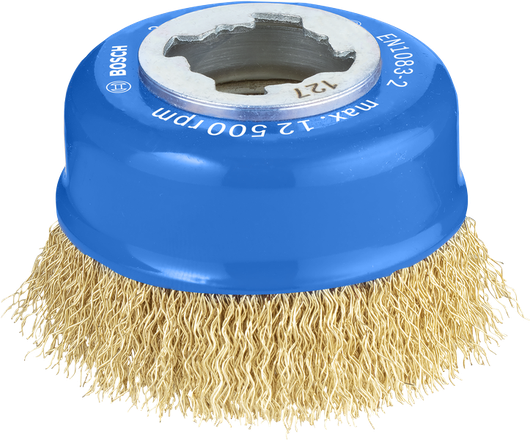 PRO Metal clean Cup Brush Bosch PRO Metal clean Cup Brush 75mm X-LOCK.