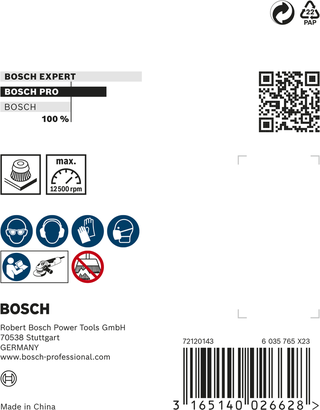 PRO Metal heavy Bosch PRO Metal heavy cup brush 75 x 0.5 mm, thread.