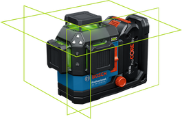 Bosch GLL 18V-120-33 CG laser leveling tool with 120 m range.