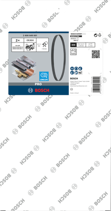PRO CB2824 Band Saw Blade, 733 mm, 2 pcs Bosch PRO CB2824 band saw blade 733 mm 2 pcs.
