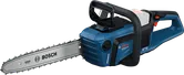 Bosch GKE 18V-40 chainsaw with cordless design.