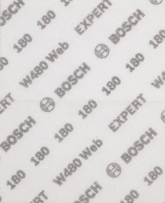 Bosch EXPERT W480 Web 1/4 hand sanding sheet, grit 180.