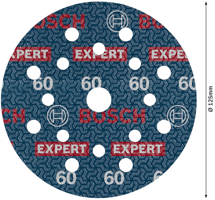 EXPERT O780 Foil Bosch EXPERT O780 125mm G60 foil sanding disc.