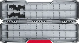 Bosch PRO Tough Box Large accessory case, 355 mm wide.