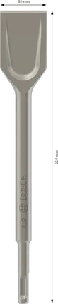 Bosch PRO SDS plus-5C Spade Chisel 40x250 mm.
